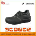 Сертификат Ce Black Black Buffalo Leather ESD Chef Safety Shoes RS046